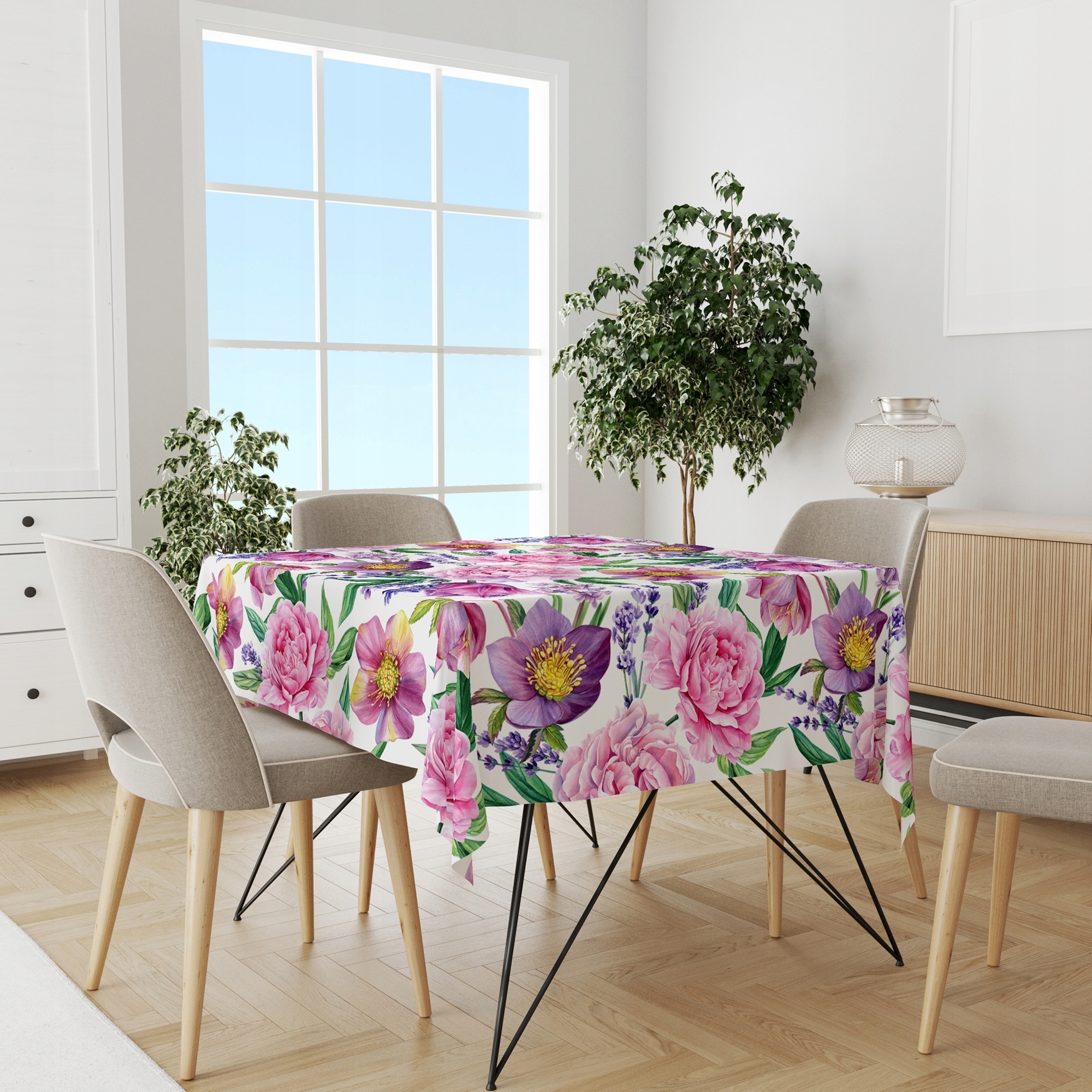 OBRUS PLAMOODPORNY 140X240 GŁADKI MATOWY GRUBY Kolor wielokolorowy