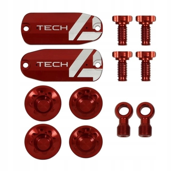Personalizační Sada Pro Brzdy Tech 4 V4 Customisation Kit Červená