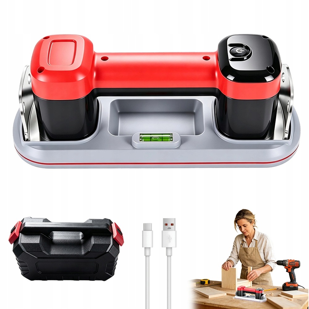 Przyssawka Próżniowa Akumulatorowa Do Płytek LCD Do Szyb Gresu 300KG Usb-c