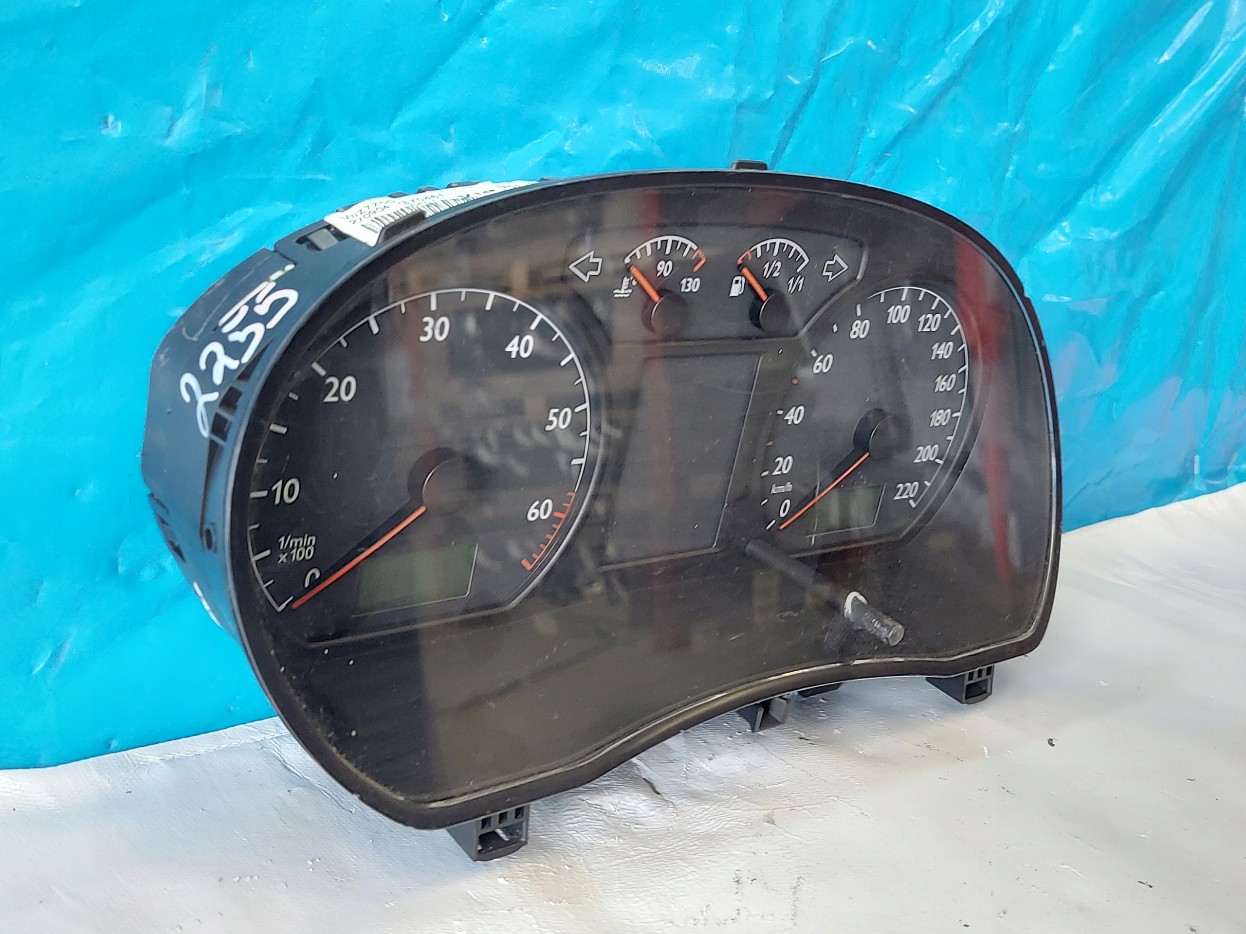 dials clock VW POLO 1.2 B 6Q0920800P