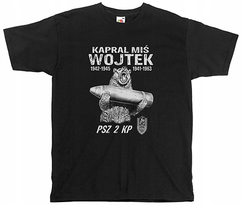 

koszulka patriotyczna kapral Miś Wojtek RÓŻNEopcje