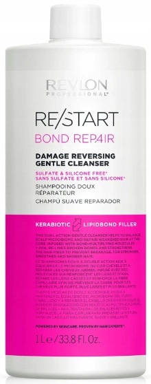 Revlon Restart Bond Repair Szampon Naprawczy do Włosów Zniszczonych 1000ml