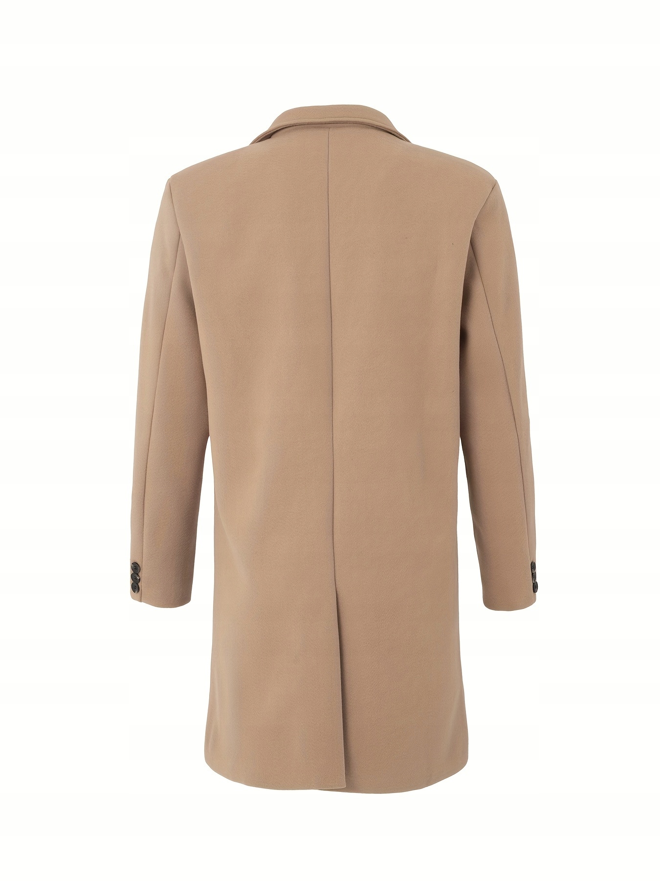 ELEGANCKI DŁUGI MĘSKI PŁASZCZ ZIMOWY JESIENNY Rozmiar M