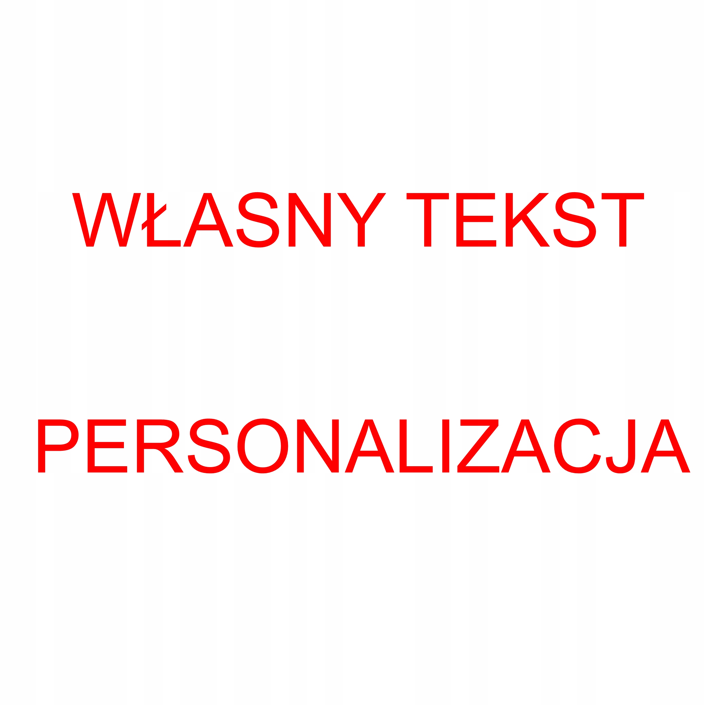 Własny tekst tytuł planera personalizacja