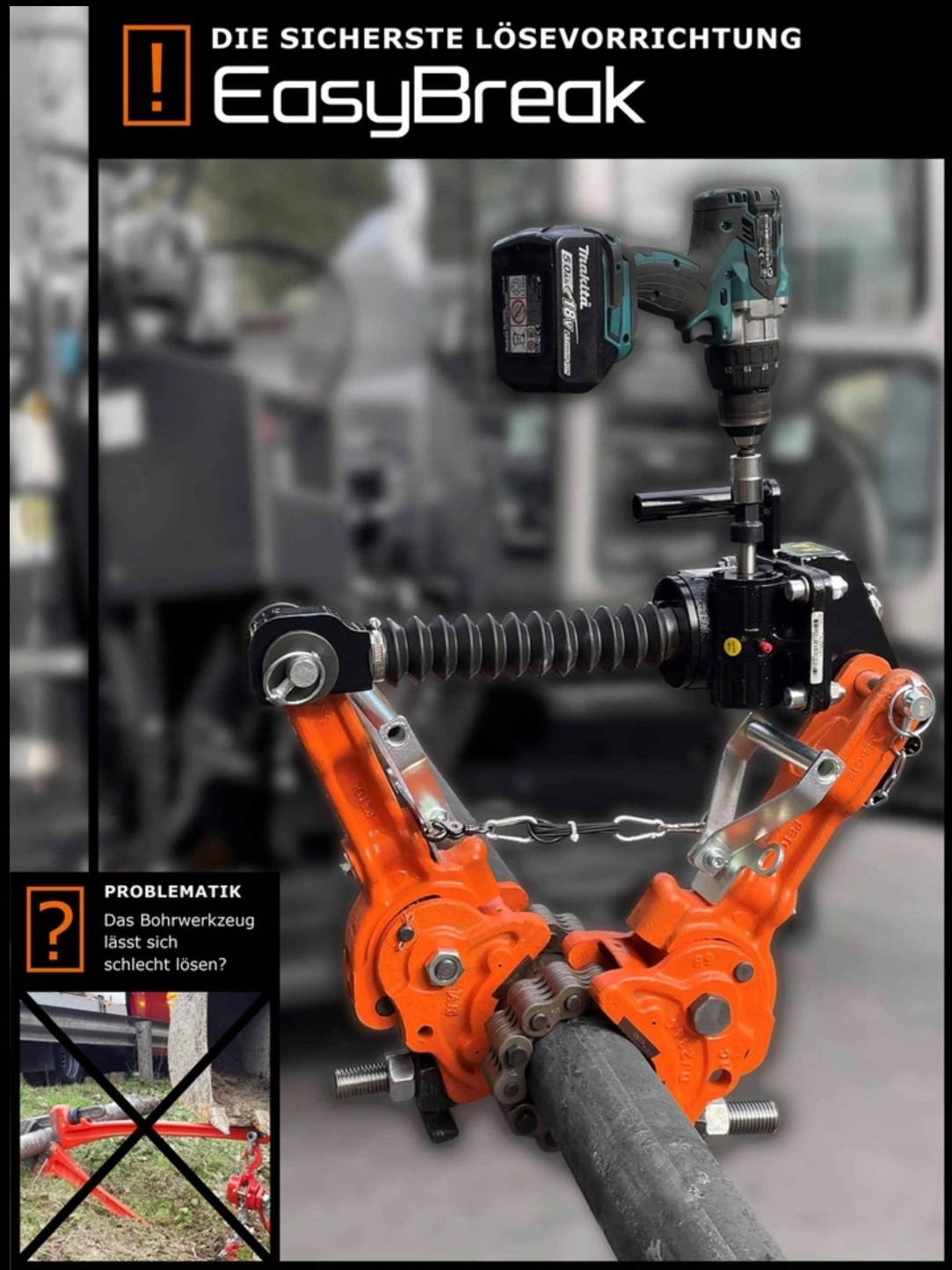 Klucze do rozkręcania świdrów PDC EasyBreak EasySpan L Marka bez marki