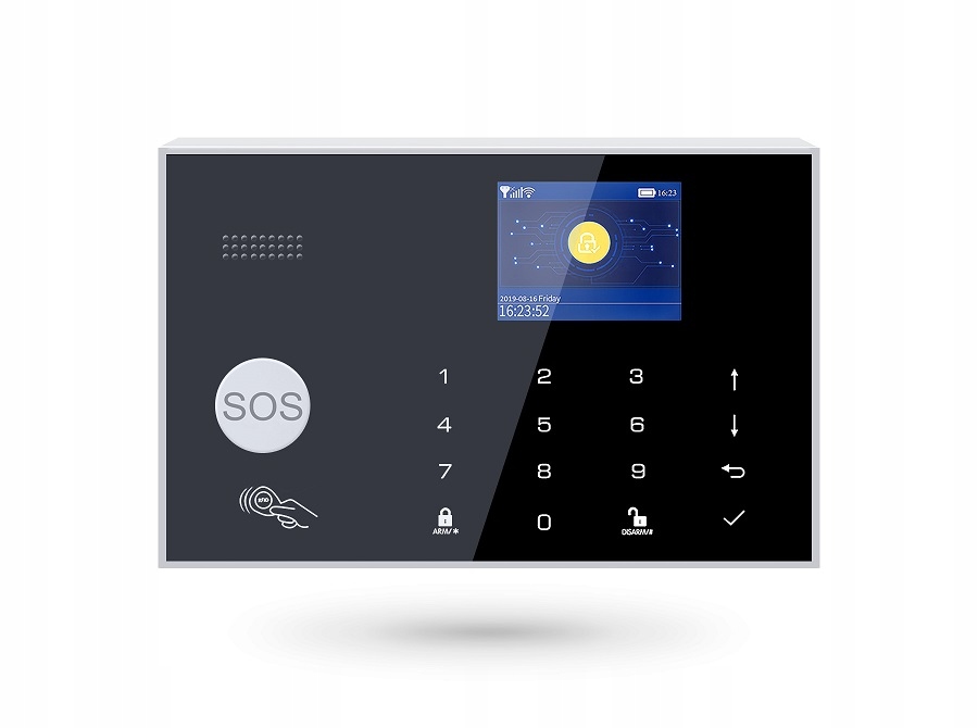 BEZPRZEWODOWY ALARM LCD 2.4' GSM WiFi TUYA POLSKI EAN (GTIN) 6947417316604