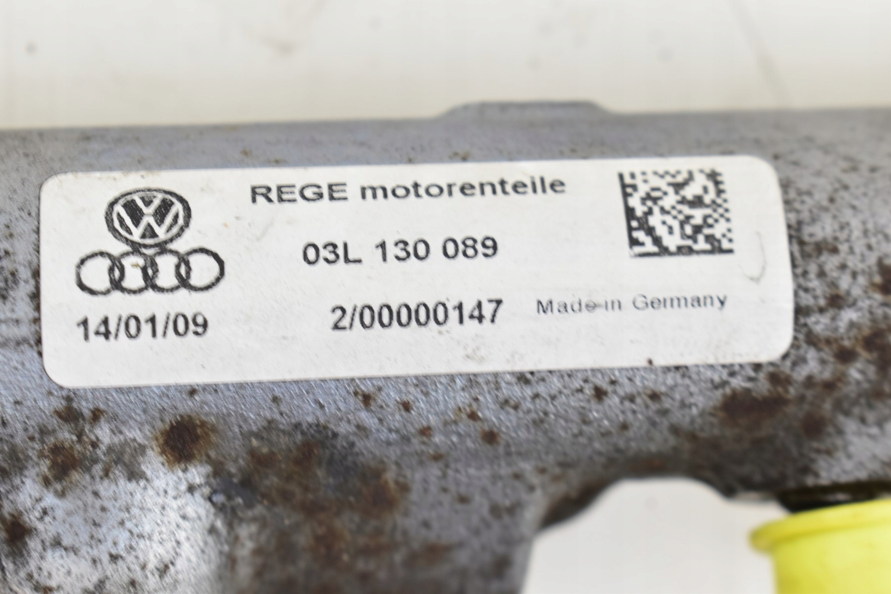 injection ramp sensor VW PASSAT B7 GOLF VI AUDI A3 8P 1.6 TDI 03L130089B