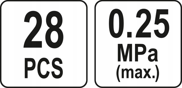 ZESTAW DO DIAGNOSTYKI I OBSŁUGI UKŁADU CHŁODZENIA YT-06721 Marka Yato