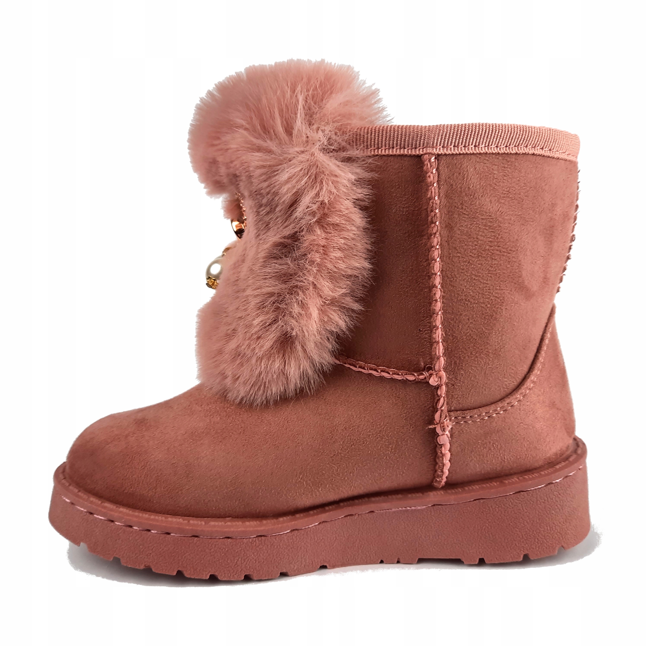 Dziecięce botki ocieplane różowe G8325 (29) Marka Inna marka
