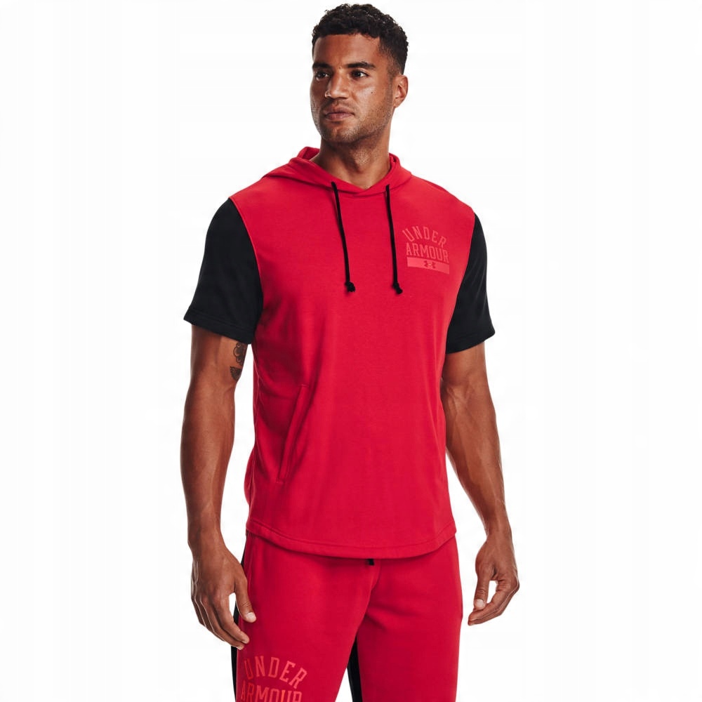 

Koszulka męska Under Armour Rival Terry Cb Ss Hood