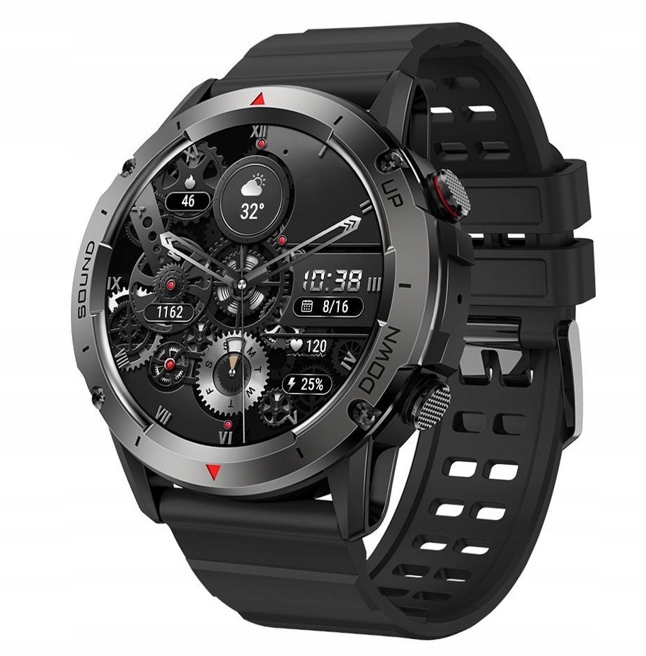

Smartwatch Męski Zegarek Z Fukcją Rozmowy Puls Sms
