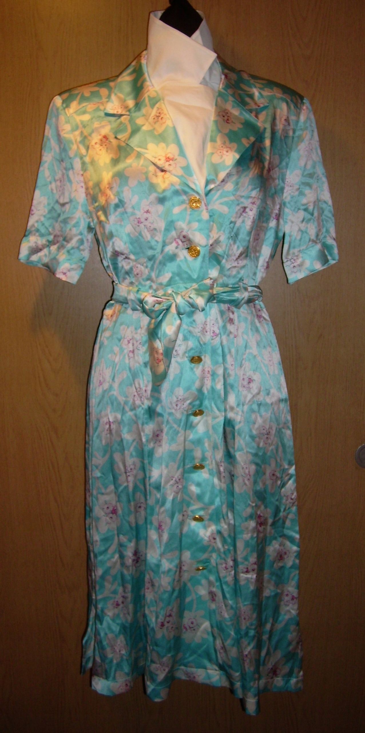 ESCADA MARGARETHA LEY Vintage Jedwabna letnia długa Sukienka 38 Rozmiar 38