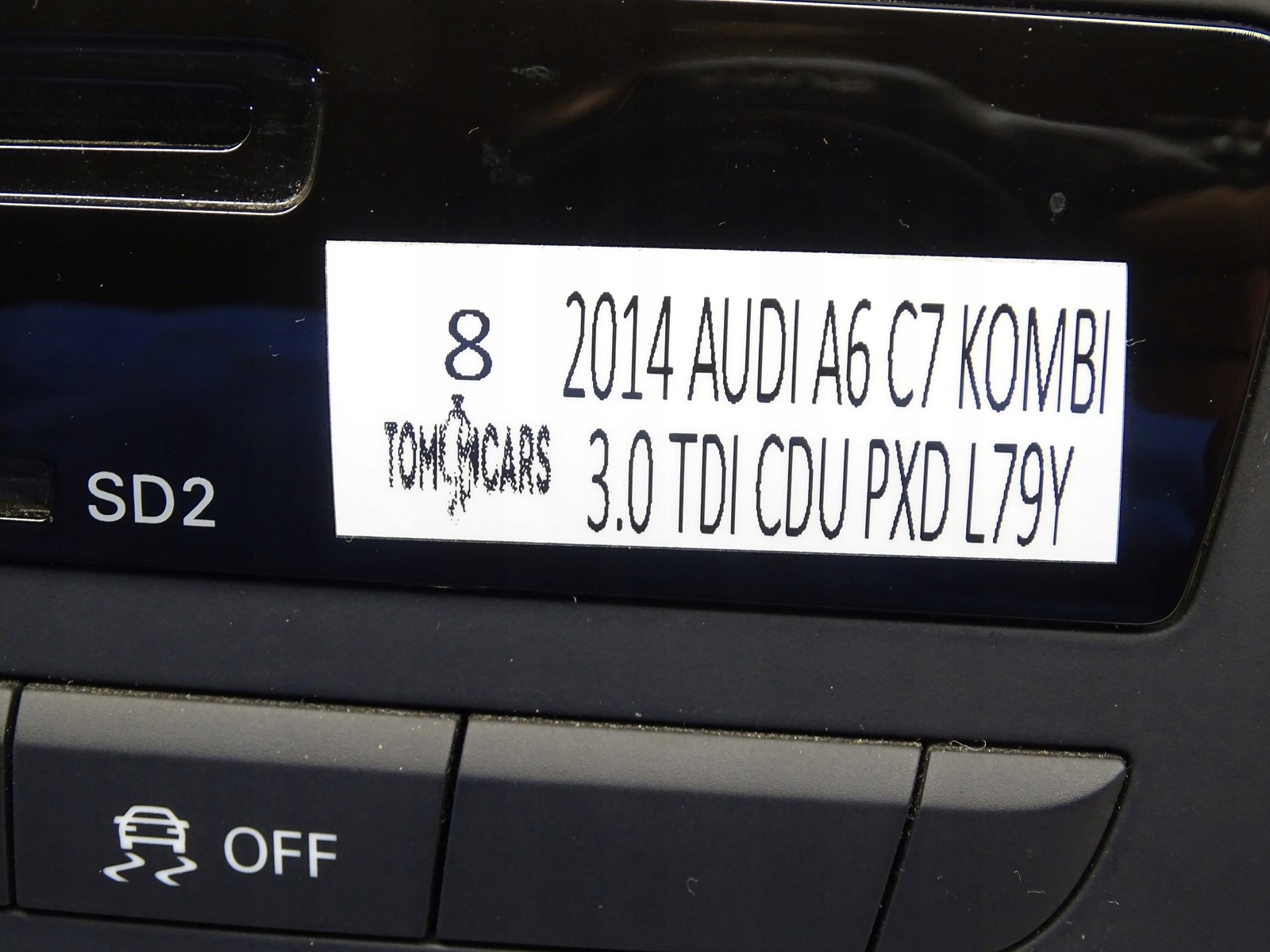 player navigation MMI MULTIMEDIA AUDI AUDI A6 C7 4G0035192H