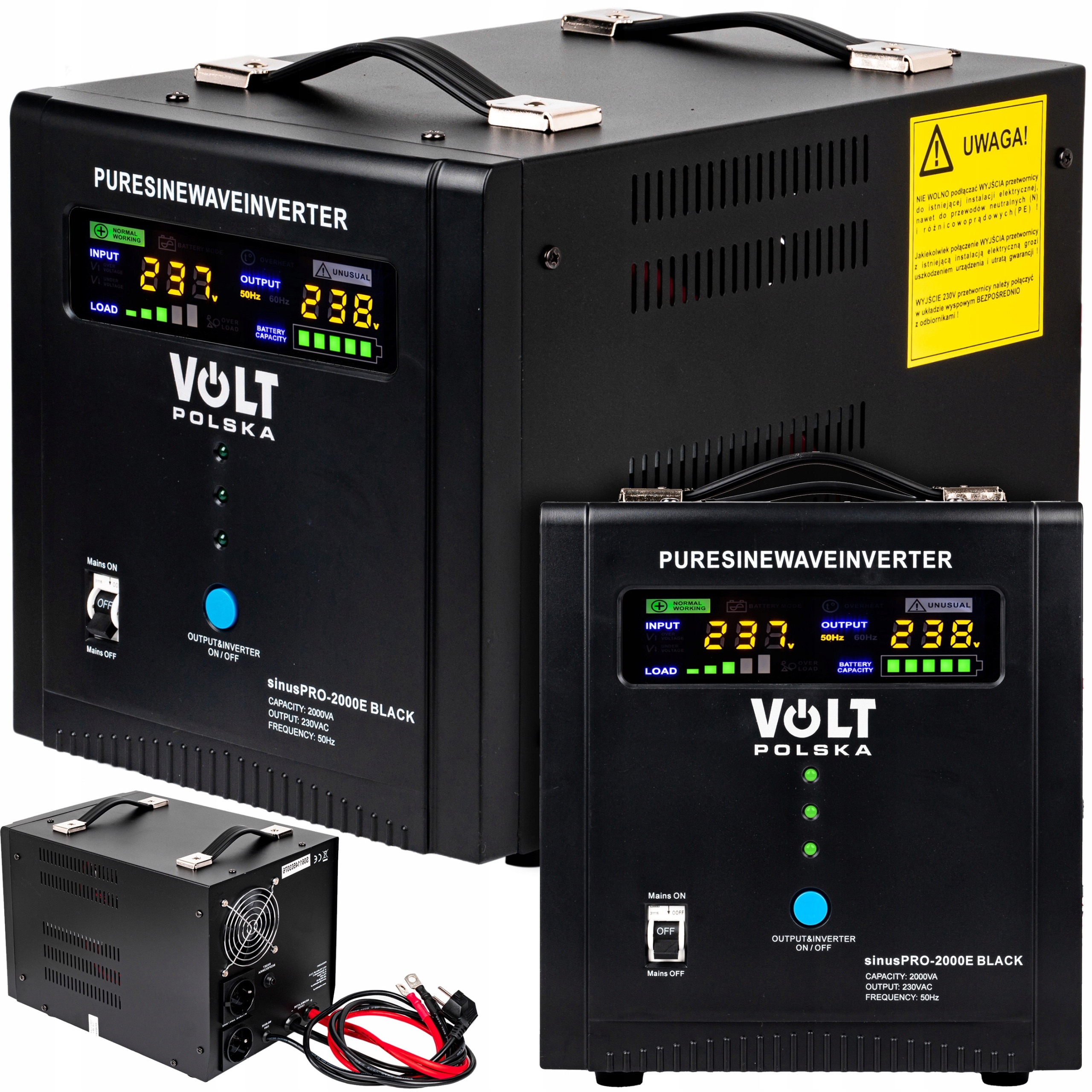 Zasilacz UPS Volt 3SP092012EB 2000 VA 1250 W