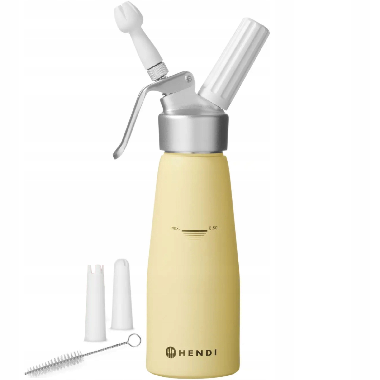 Sifon Na Šlehačku A Krémy Hliníkový Kuchyňský 0.5 L Hendi