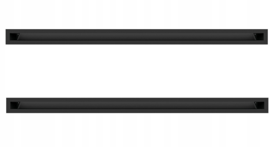 Kratki krbové Luft jednoduché grafitové 2ks 60x100