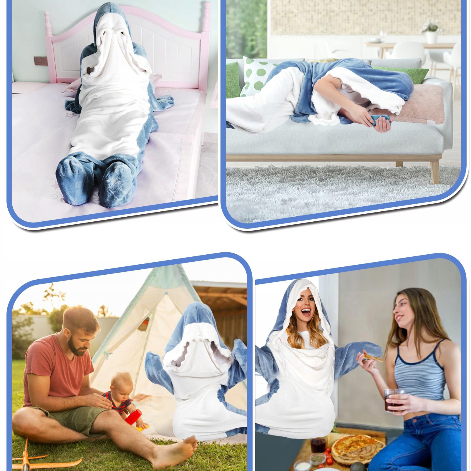 NOWY KOC Z REKINEM ŚPIWÓR DLA DOROSŁYCH 140*190CM XL, Wysokość 160-170CM Płeć produkt uniseks