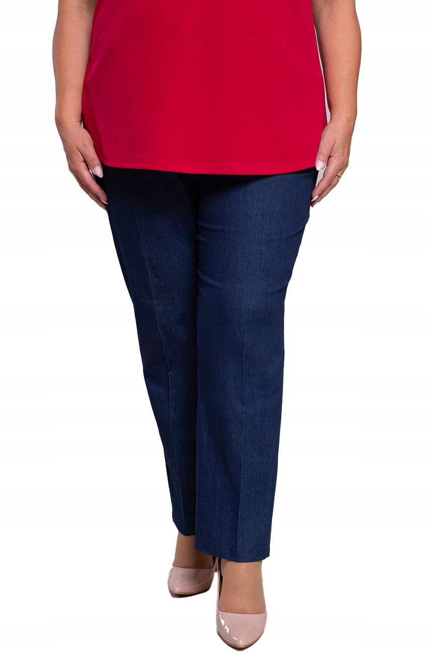 Elegantní džínové kalhoty 56