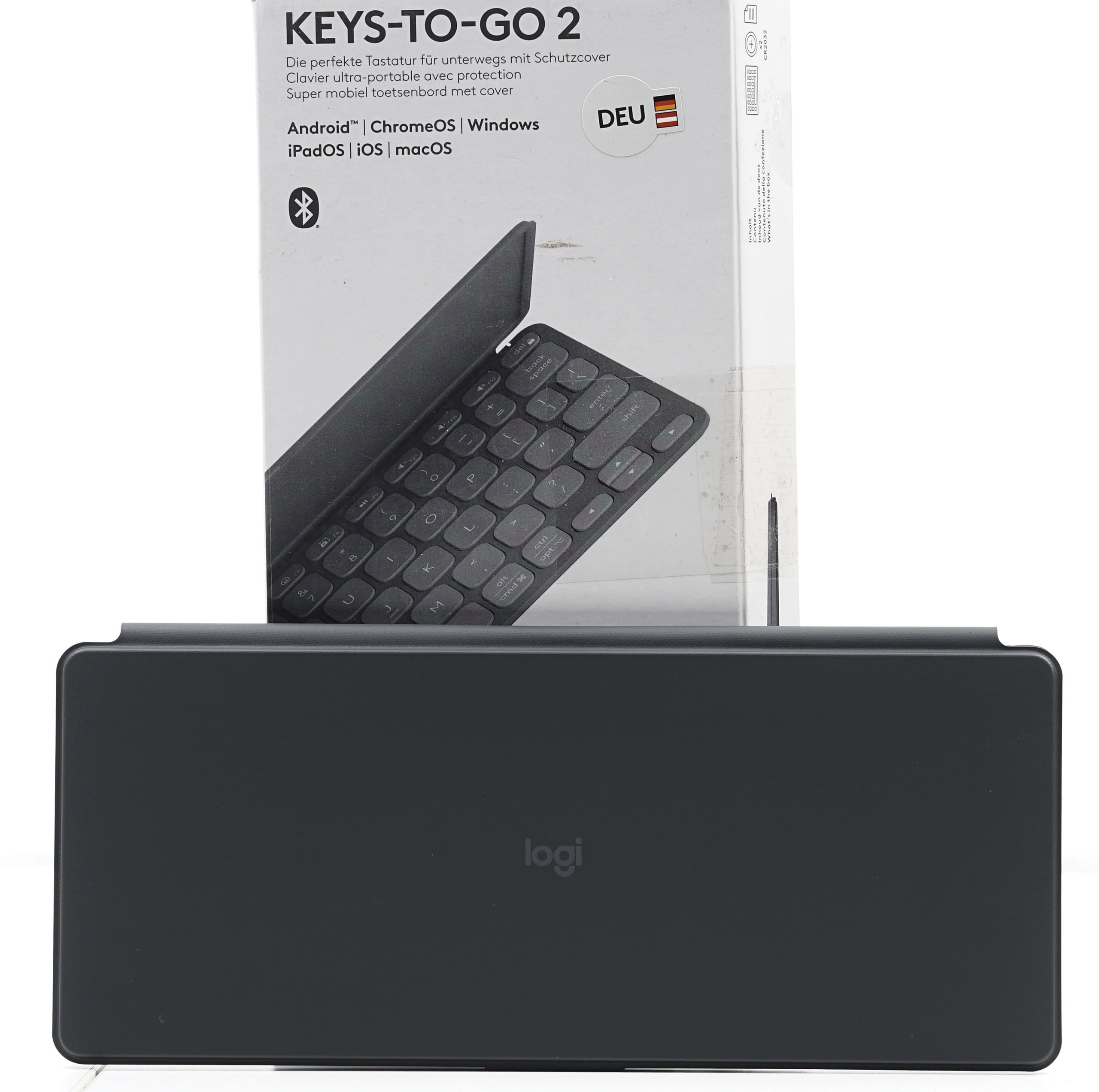 Klawiatura Logitech Keys-to-Go 2 Fr układ Qwertz De