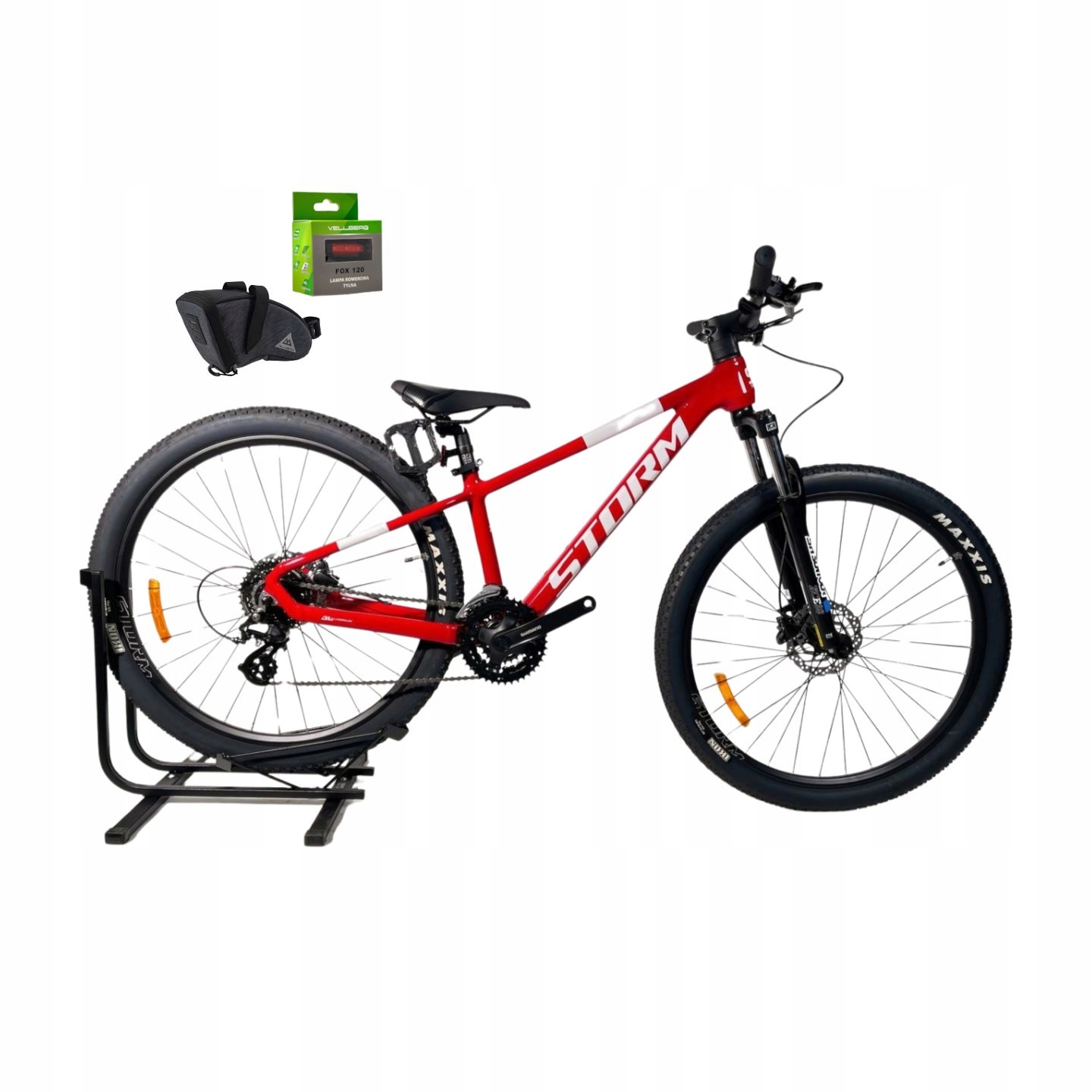 Rower 27,5 Storm Mtb Trial 1.0 Altus 3X8 2HD 13" Czerwony