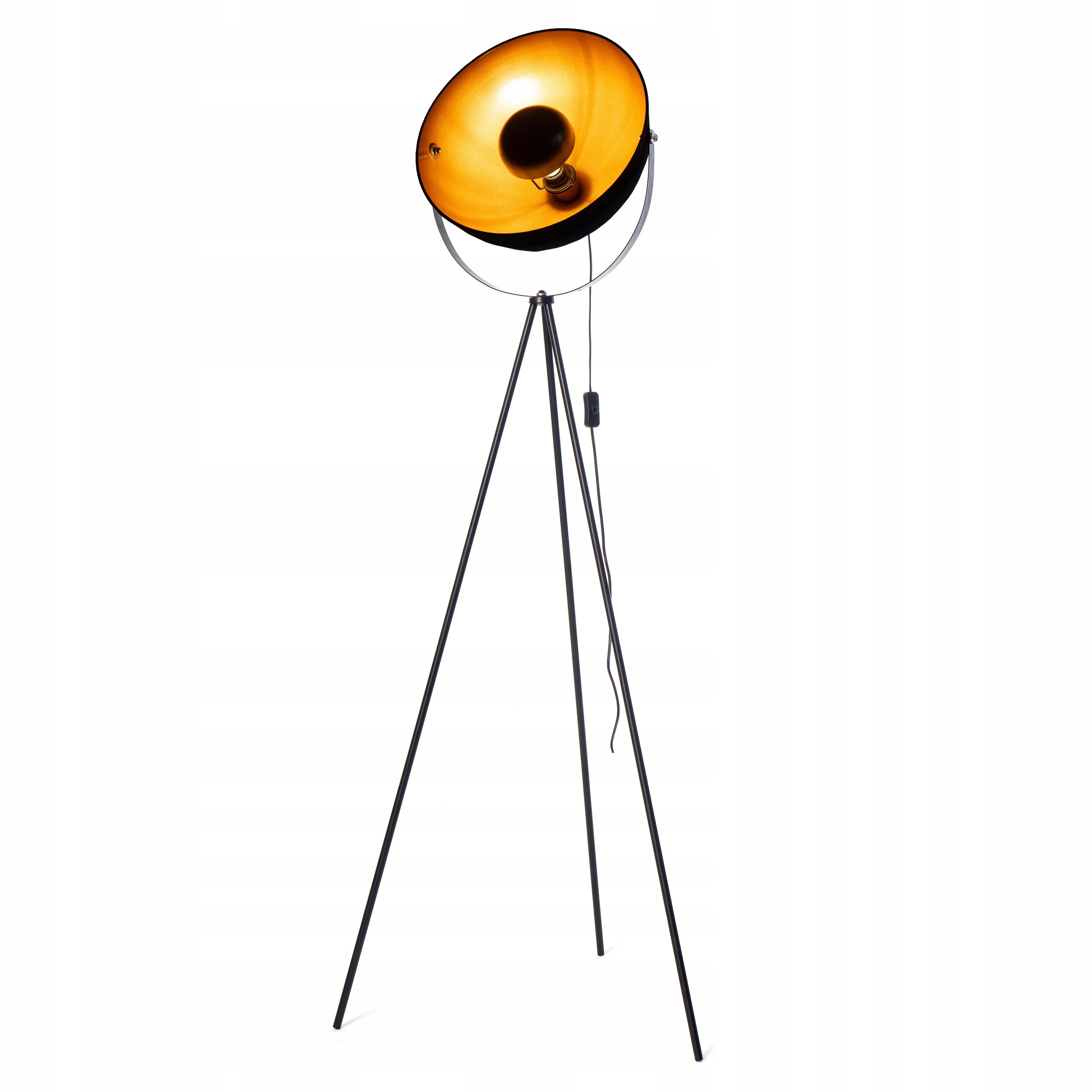 

Lampa Podłogowa stojąca Trójnóg abażur 155cm E27