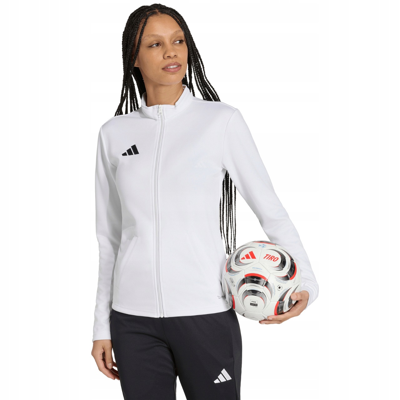 Bluza damska adidas Entrada 26 Track biała JZ6603 L