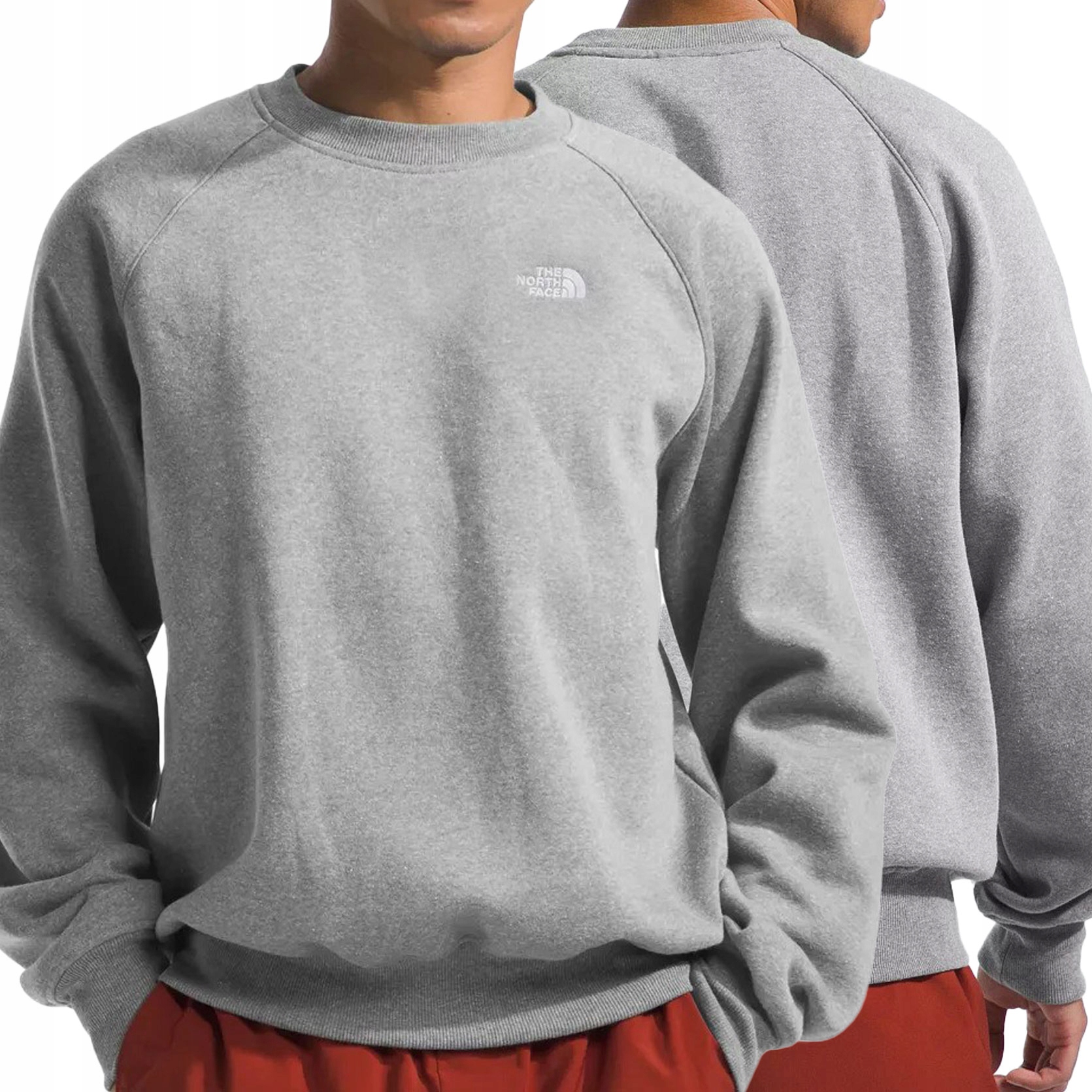 The North Face pánská mikina šedá zateplená bez kapuce NF0A86WADYY S