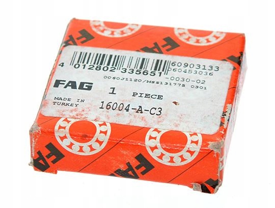 

Łożysko 16004 Fag Simson S51 Mz Etz 250 251