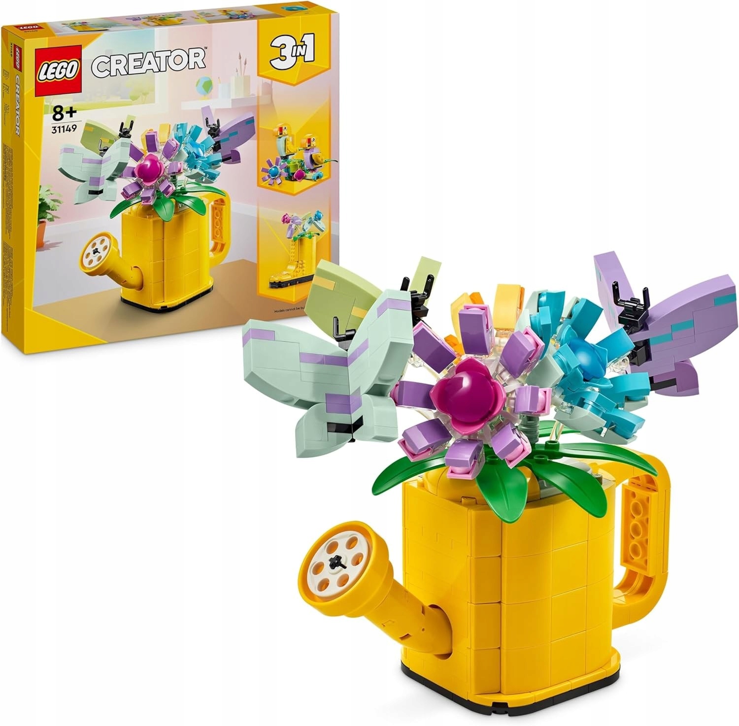 Lego Květiny v konvici 31149 sada creator 3v1 žlutá konev holínka kytice