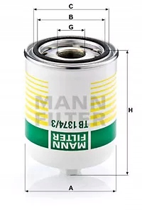 Mann-Filter TB 1374/3 X картридж осушителя воздуха,