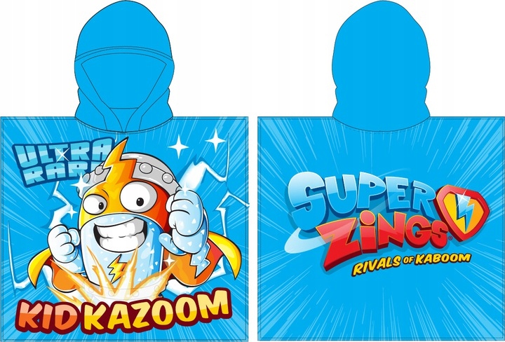 SUPER ZINGS PONCZO RĘCZNIK KĄPIELOWY PLAŻA R081C Kod producenta 52 46 072