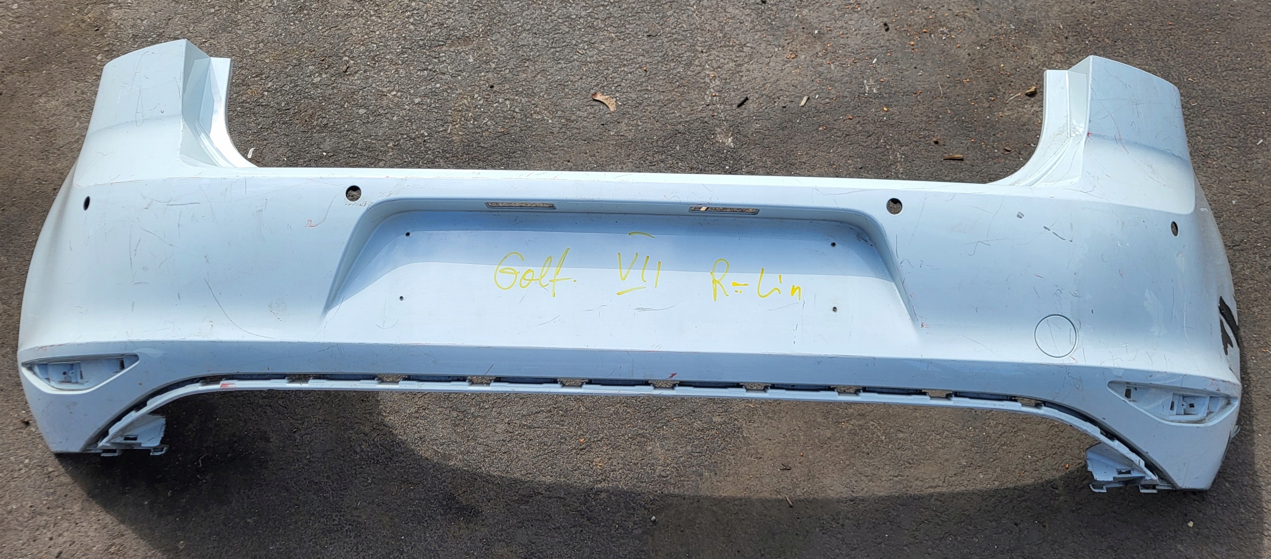 Stoßstange hinten heck Abschleppöse VW GOLF VII 7 5G HB OE