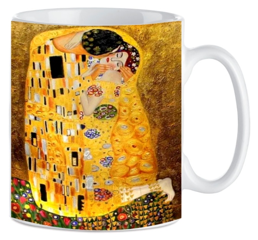 

Kubek znane obrazy Pocałunek Gustav Klimt