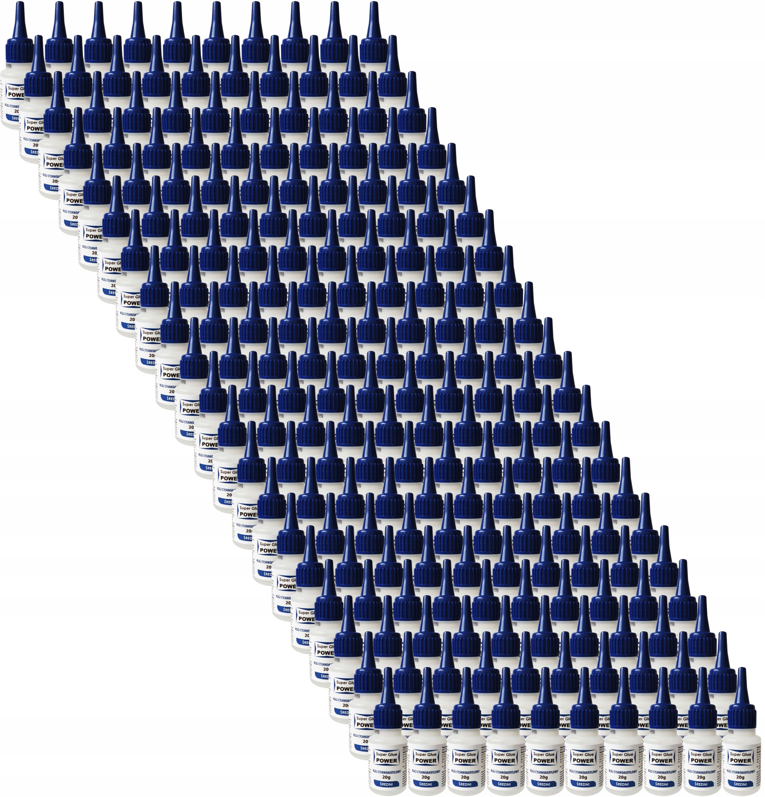 Střední Ca Glue 200 kusů Kyanoakrylátové lepidlo