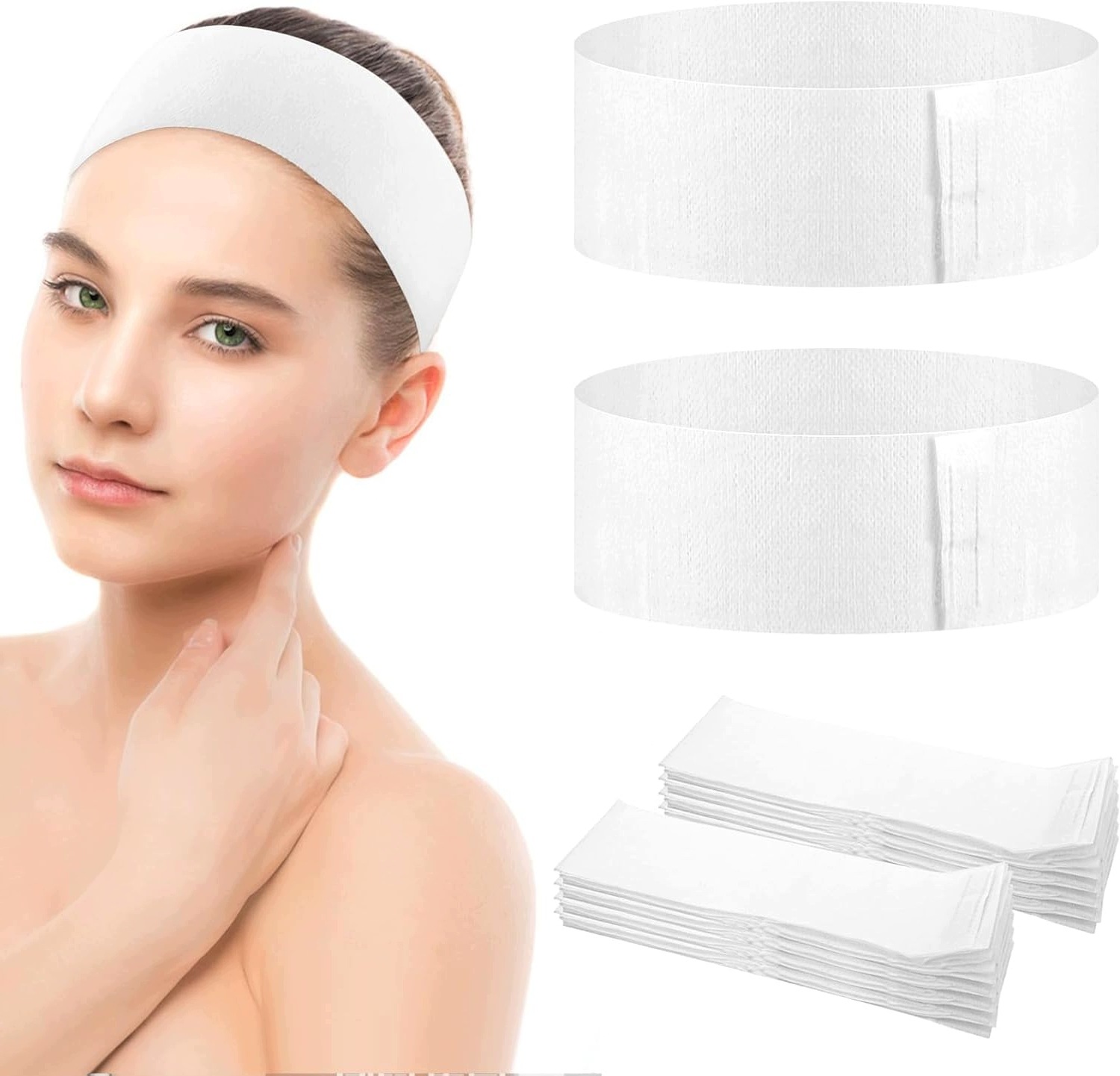 Elastické Na Jedno Použití Pásky Na Hlavu Pro Péči A Spa