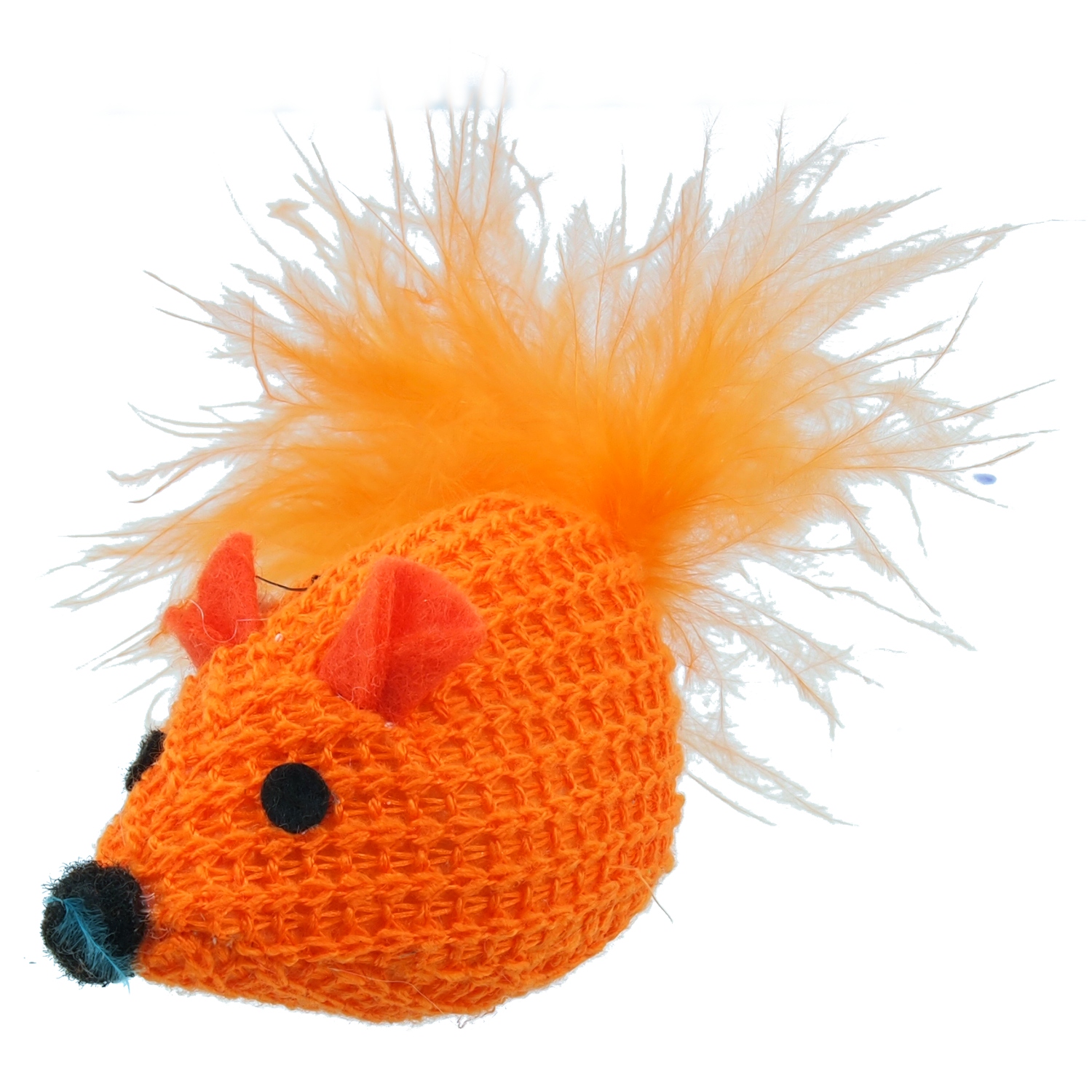 ZABAWKA DLA KOTA BAWEŁNIANA MYSZKA Z KOCIMIĘTĄ