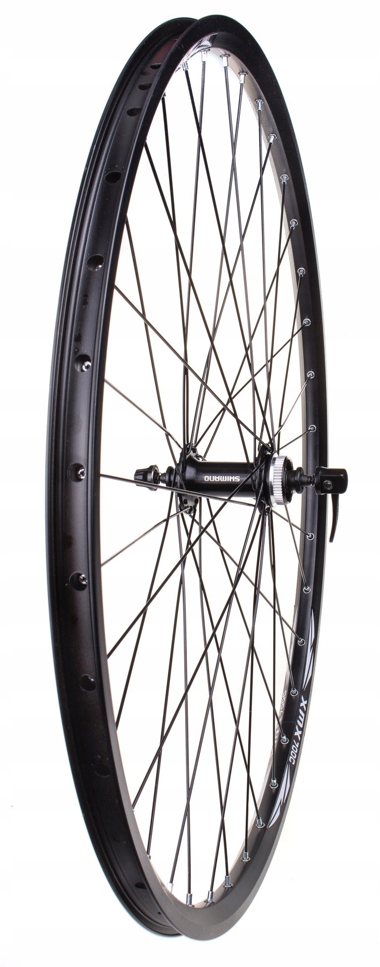 Koło przód Shimano-XMX 28", tarczowy, Center Lock, obręcz oczkowana