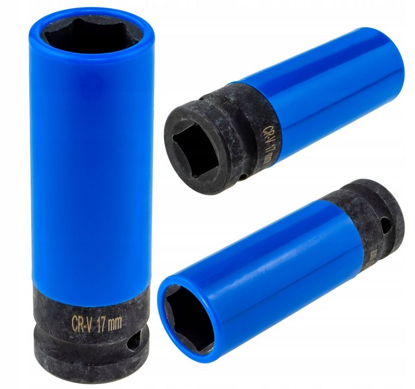 Nasadka Udarowa Do Felg Aluminiowych 17 MM Długa Do Kół Na Klucz 1/2''