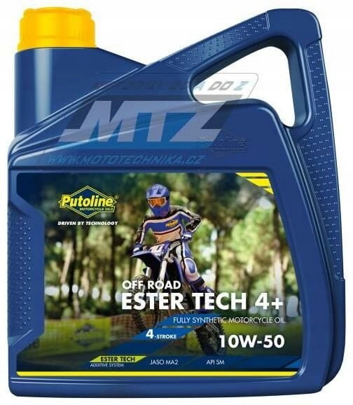 Olej motorový motocyklový Putoline Ester Tech OffRoad4+ 10W50 (balenie 4L) P