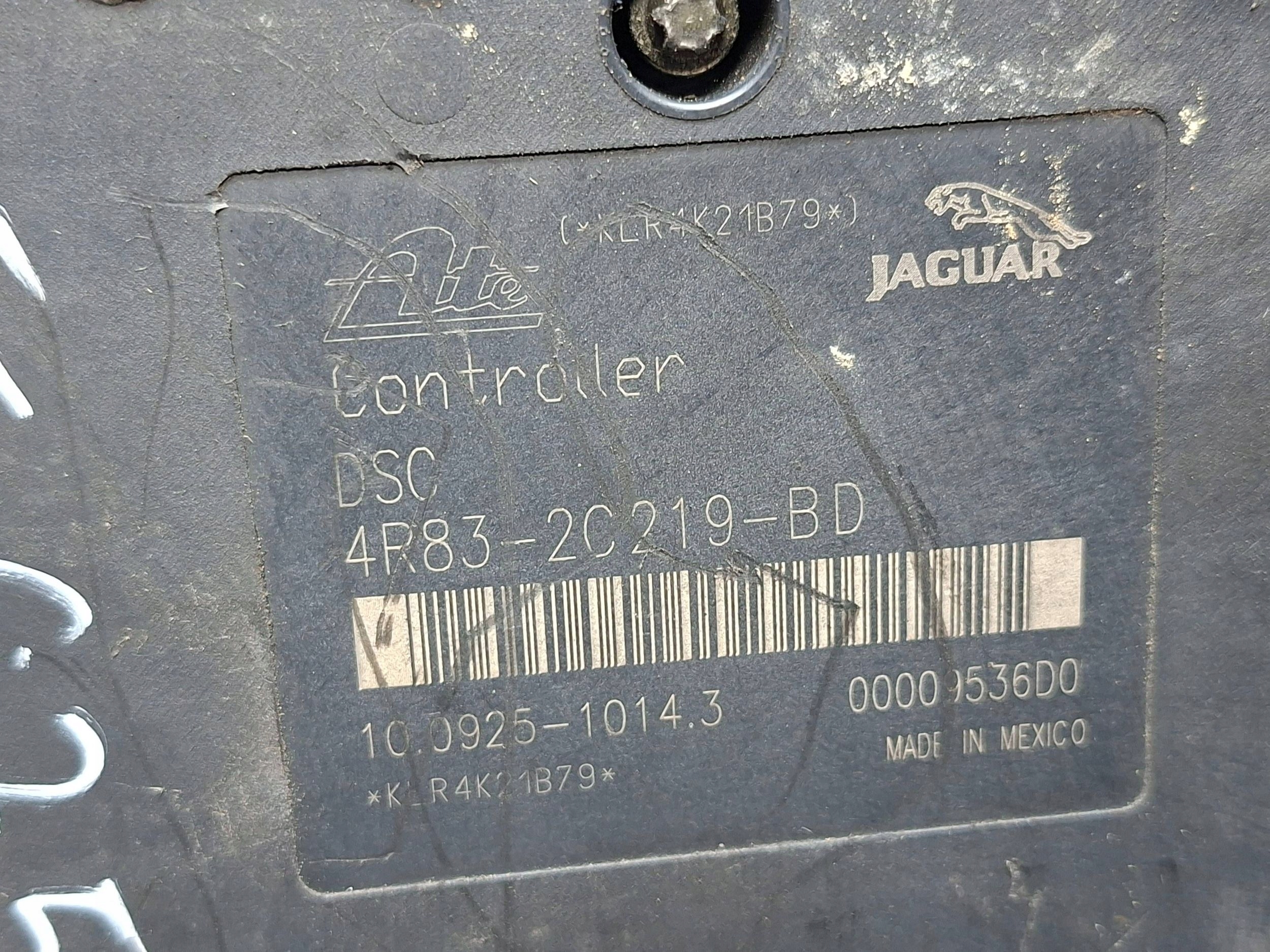 pump control unit ABS JAGUAR S-TYPE 04- 4R83-2C405-AD 4R83-2C219-BD