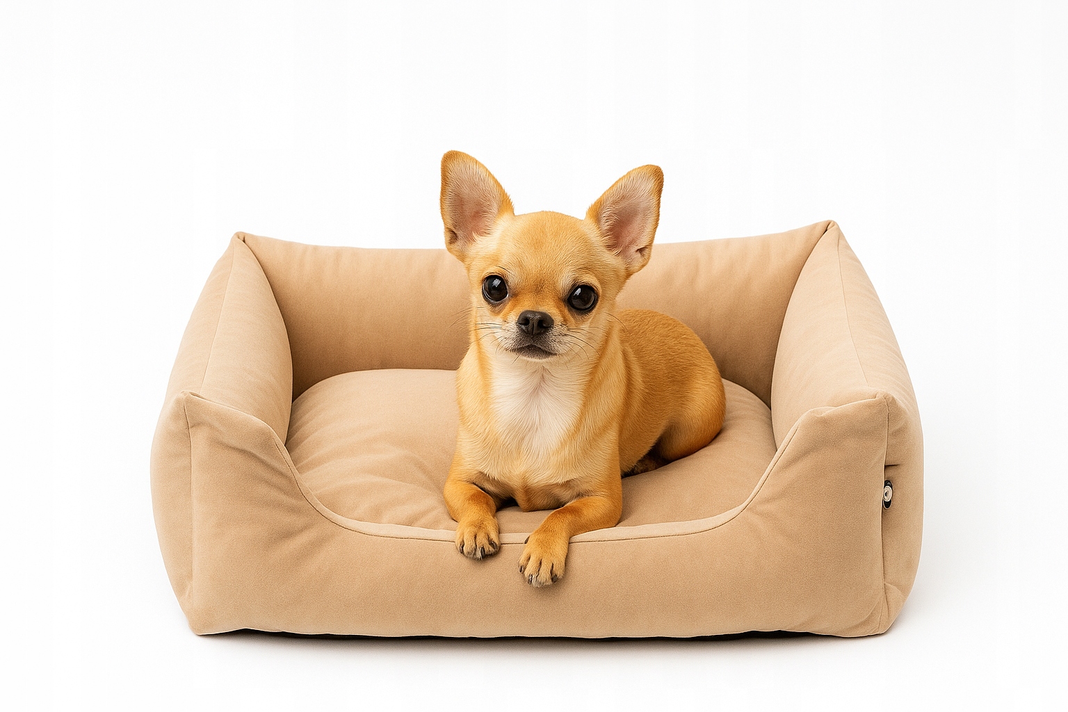 Levně Pelíšek pro psa 70x55 M, pohodlná matrace, pohovka pod polštář, pohovka Bianka Béžová