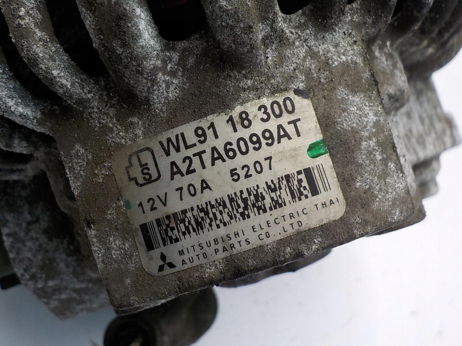 FORD RANGER MAZDA B2500 ALTERNATOR 2.5 TD WL9118300 A2TA6099AT