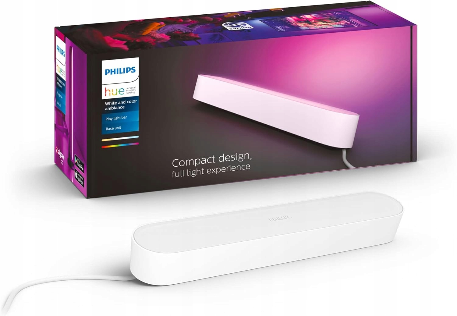 Stolná lampa podlhovastá Led Rgb podsvietenie Gamingová Play Philips Hue