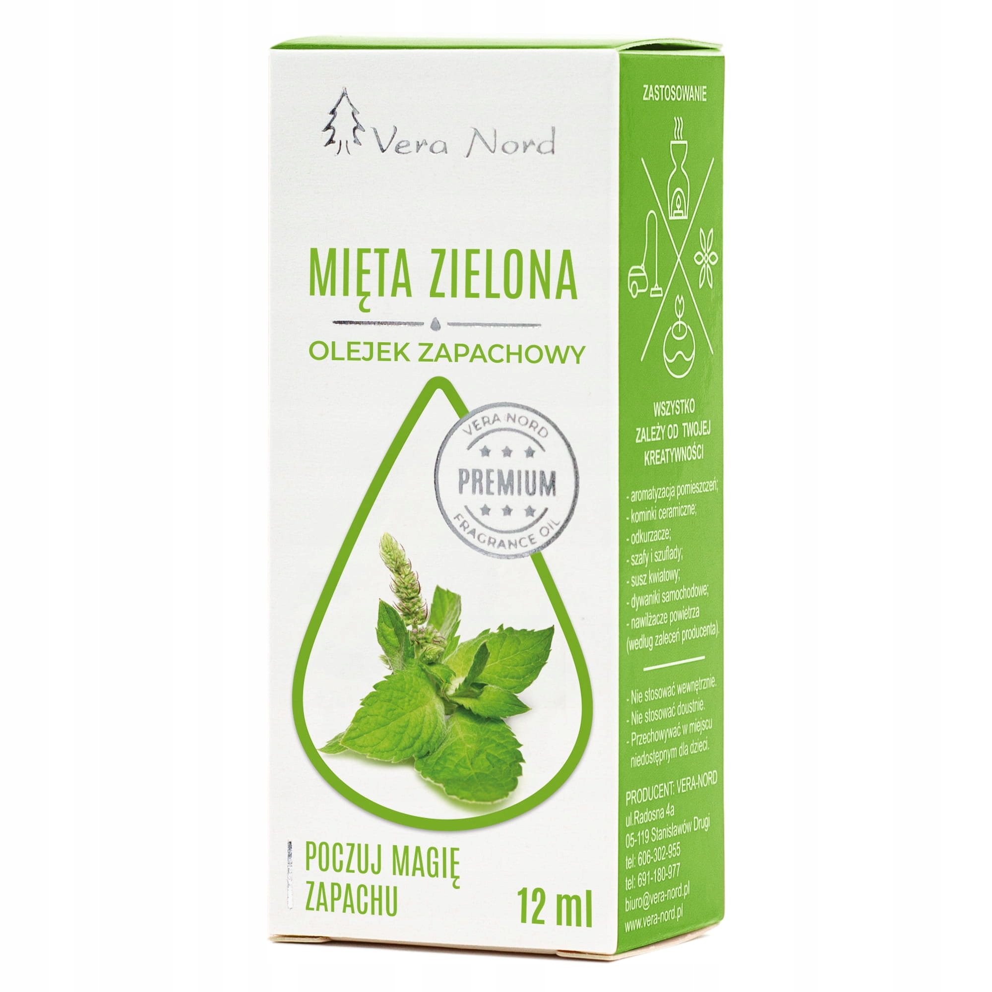 

Olejek zapachowy vera nord Mięta Zielona