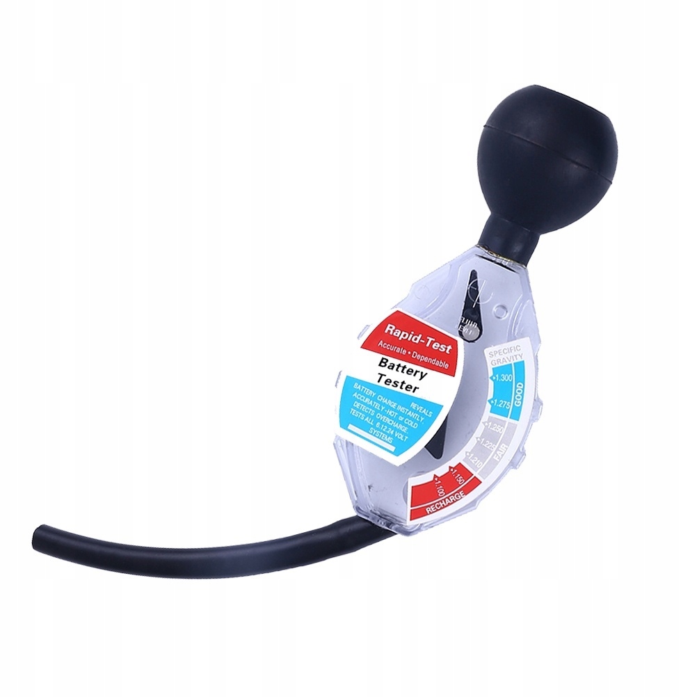 TESTER AKUMULATORA SAMOCHODOWEGO I PŁYNU CHŁODNICZEGO, WIELOKOLOROWY WSKAŹNIK