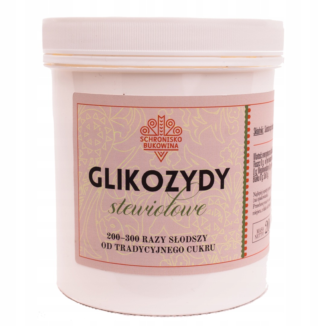 Čistá stévie 100% bez přísad, přírodní steviol-glykosidy
