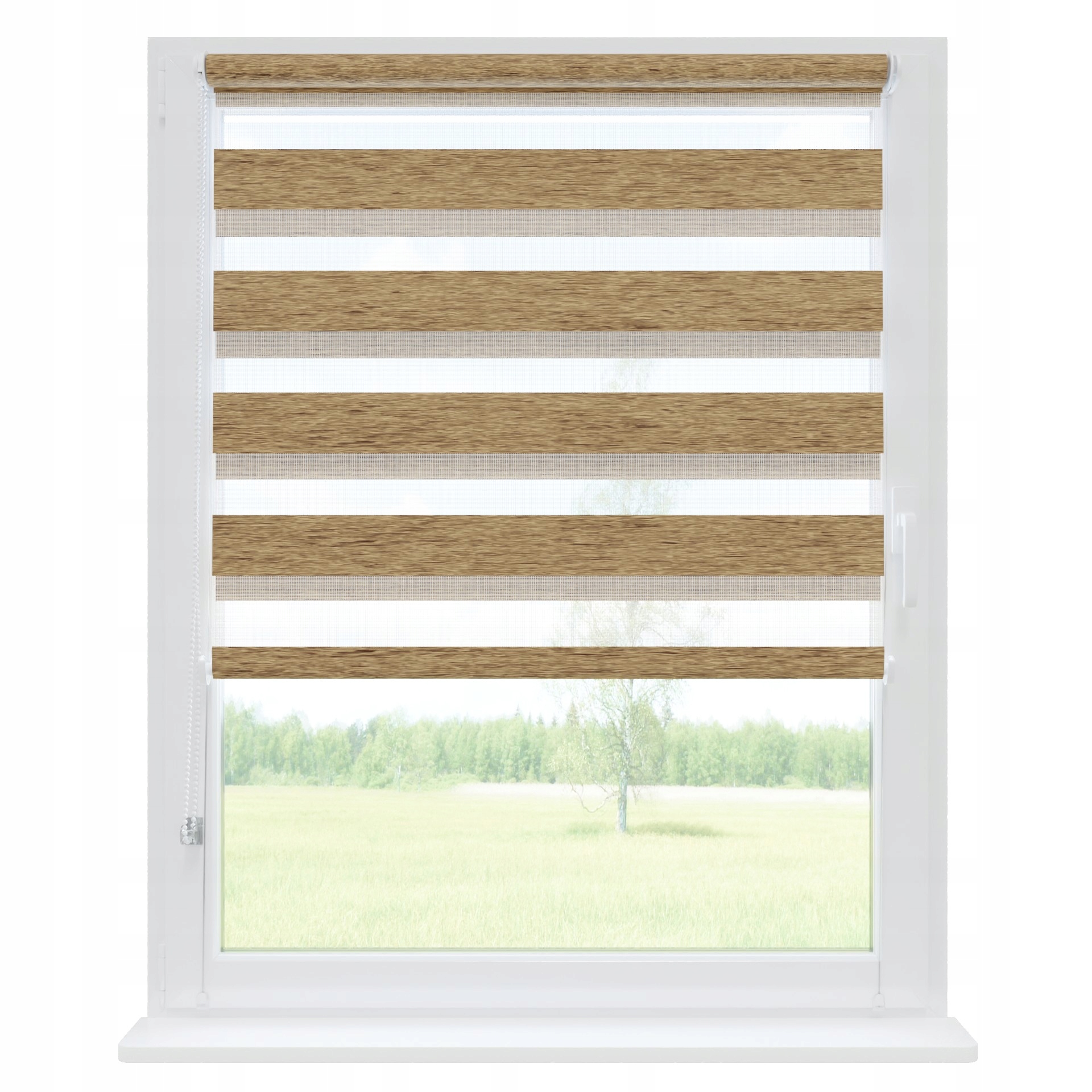 ROLETA DZIEŃ NOC PREMIUM BEZINWAZYJNA 123x230 CM Wzór klasyczny