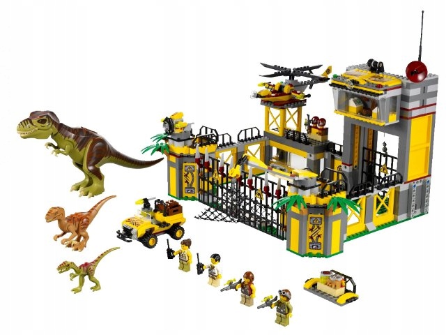 Lego 5887 Dino | HQ | T-Rex Tyranozaur Dinozaury Baza EAN (GTIN) 5702014837973