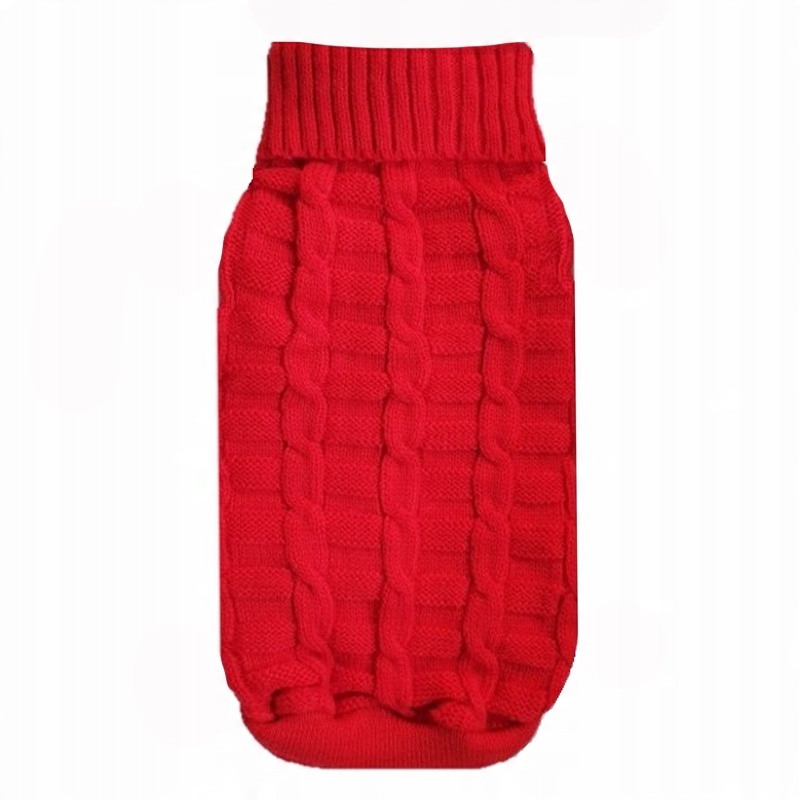 

Sweterek sweter golf dla psa Modern Czerwony XL