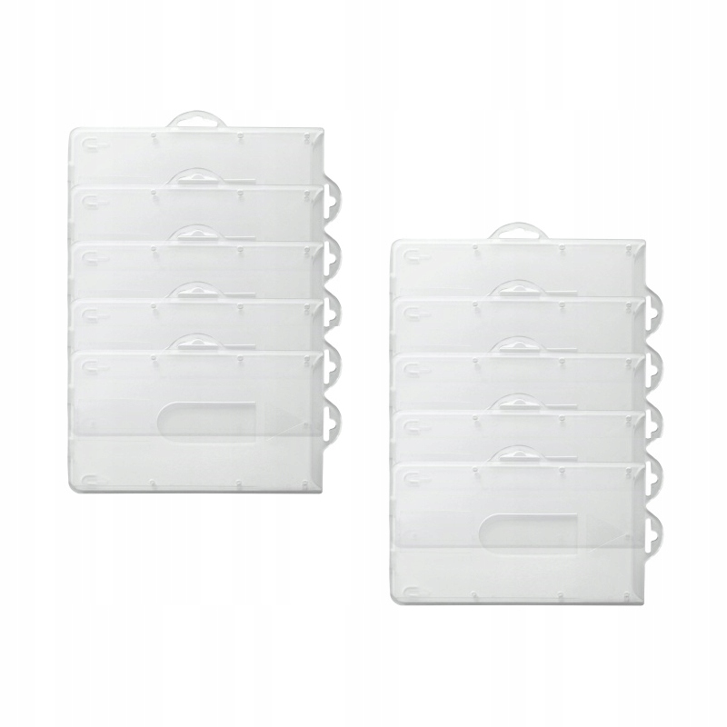 10x HOLDER OSŁONA IDENTYFIKATOR PRZEZROCZYSTY 230